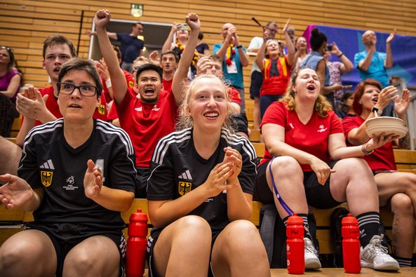 Handball-Mannschaft | Team SOHB | Weltspiele 2023 | Foto: SOD/Sarah Rauch