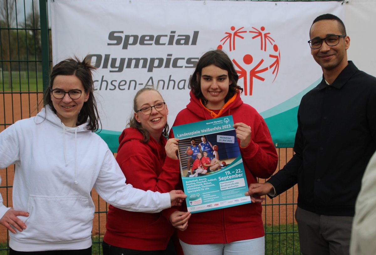 Special Olympics Landesspiele Weißenfels 2023 stellen sich vor