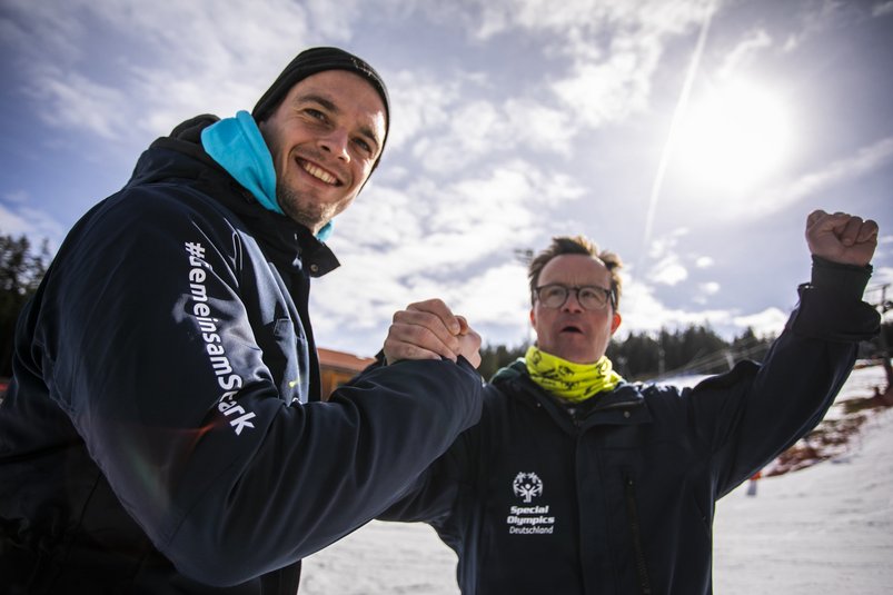 Unified Sports : Die nationalen Winterspiele 2020 der Special Olympics werden im Berchtesgadener Land ausgetragen. Foto: Sarah Rauch